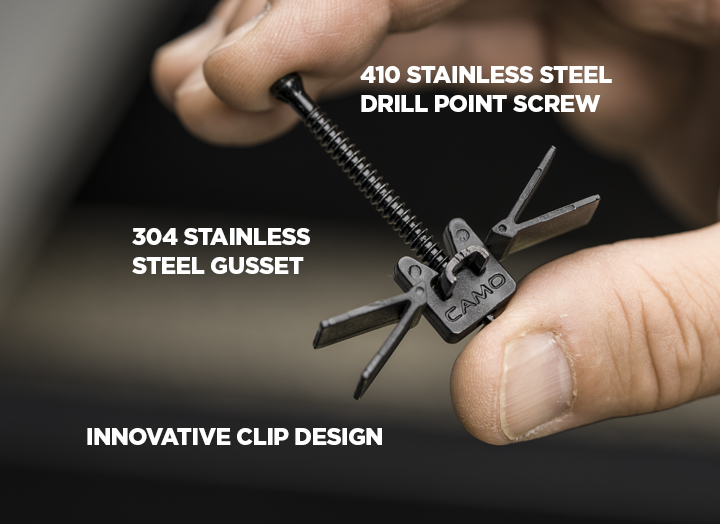 EDGEXMETAL® Clips - CAMO Fasteners