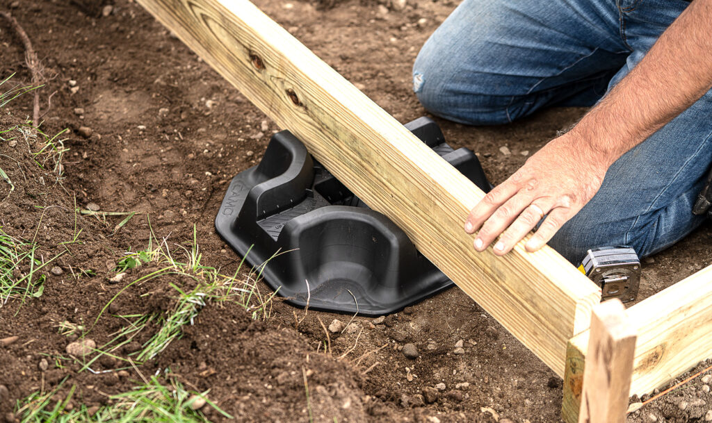 Creating a Floating Deck? Use CAMO BLOCK for Easy Installation